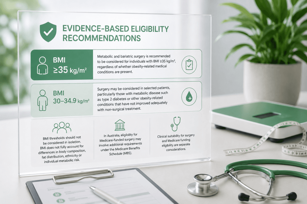 Evidence-Based Eligibility Recommendations